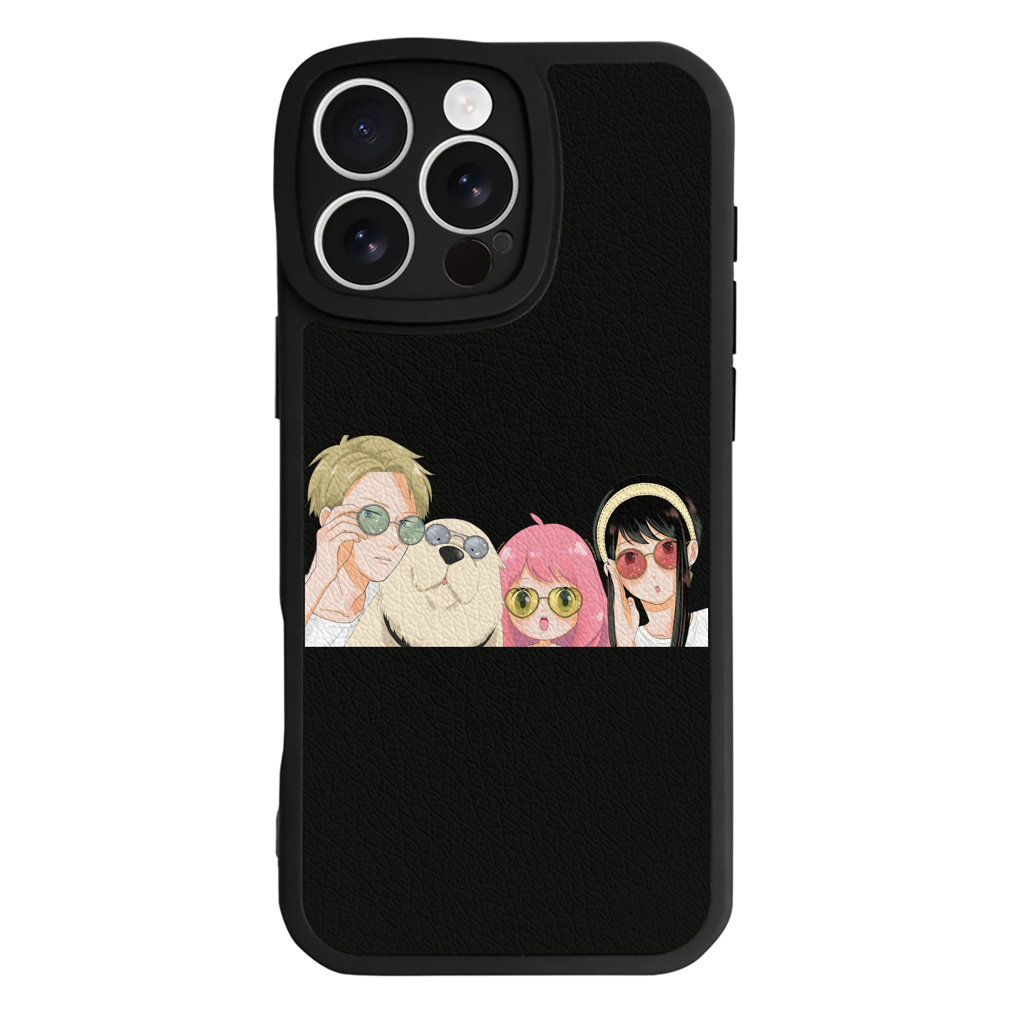 （画像用） SPY×FAMILY间谍家家酒 【iPhone 16シリーズ対応】シリコンスマホケース（レザー調） 材質：シリコン